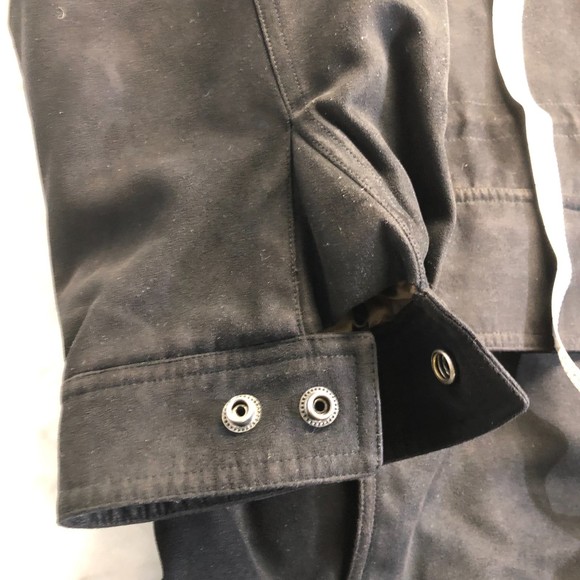 Claiborne Black W/ Brown Collar Suede Jacket 2XL - Picture 9 of 13